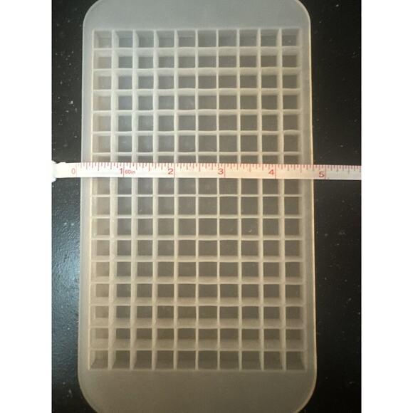 2x silicone mini ice cube 160 count trays (2 pack) red clear Cocktails Party - Picture 9 of 9